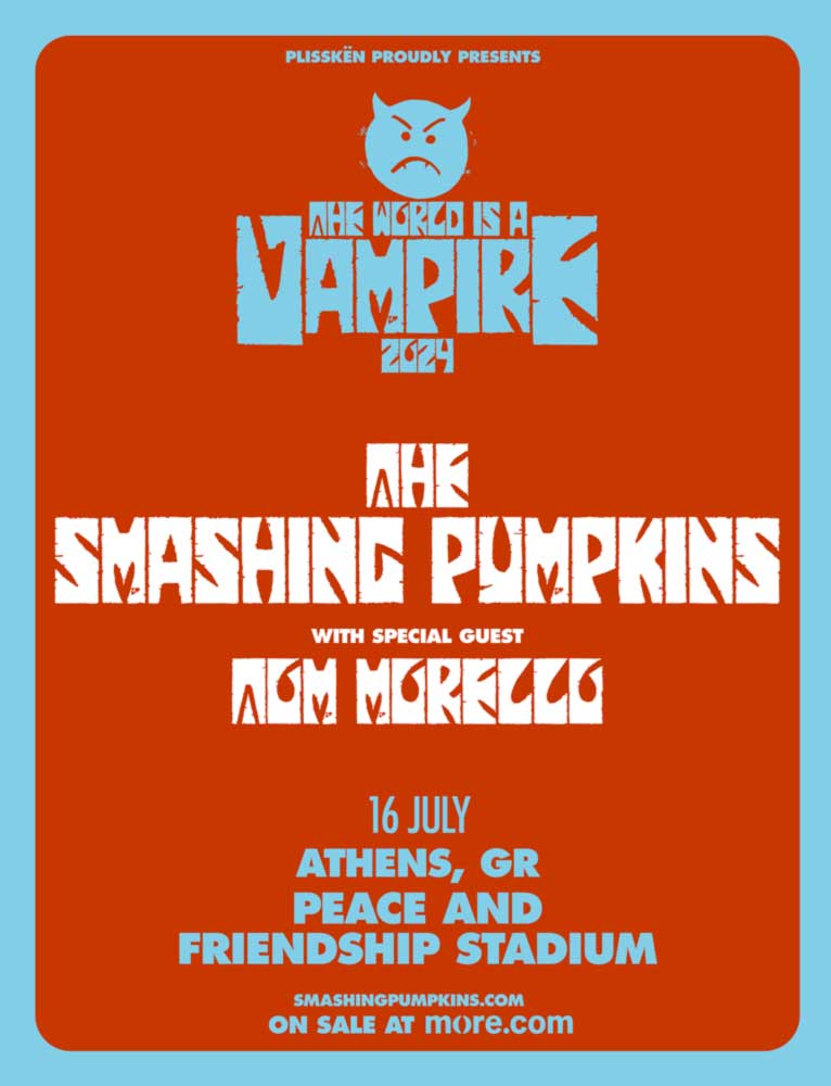 Ο θρύλος Tom Morello special guest στους Smashing Pumpkins!